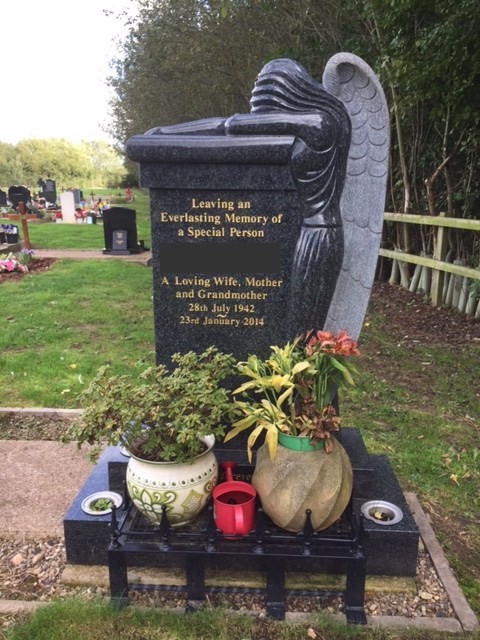 Angel Headstone Woodlands