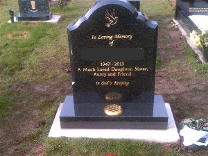 Kenilworth Gravestone