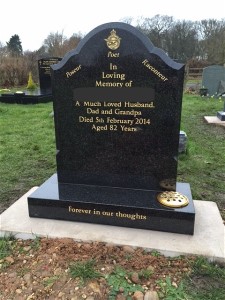 Oaks Road Headstone