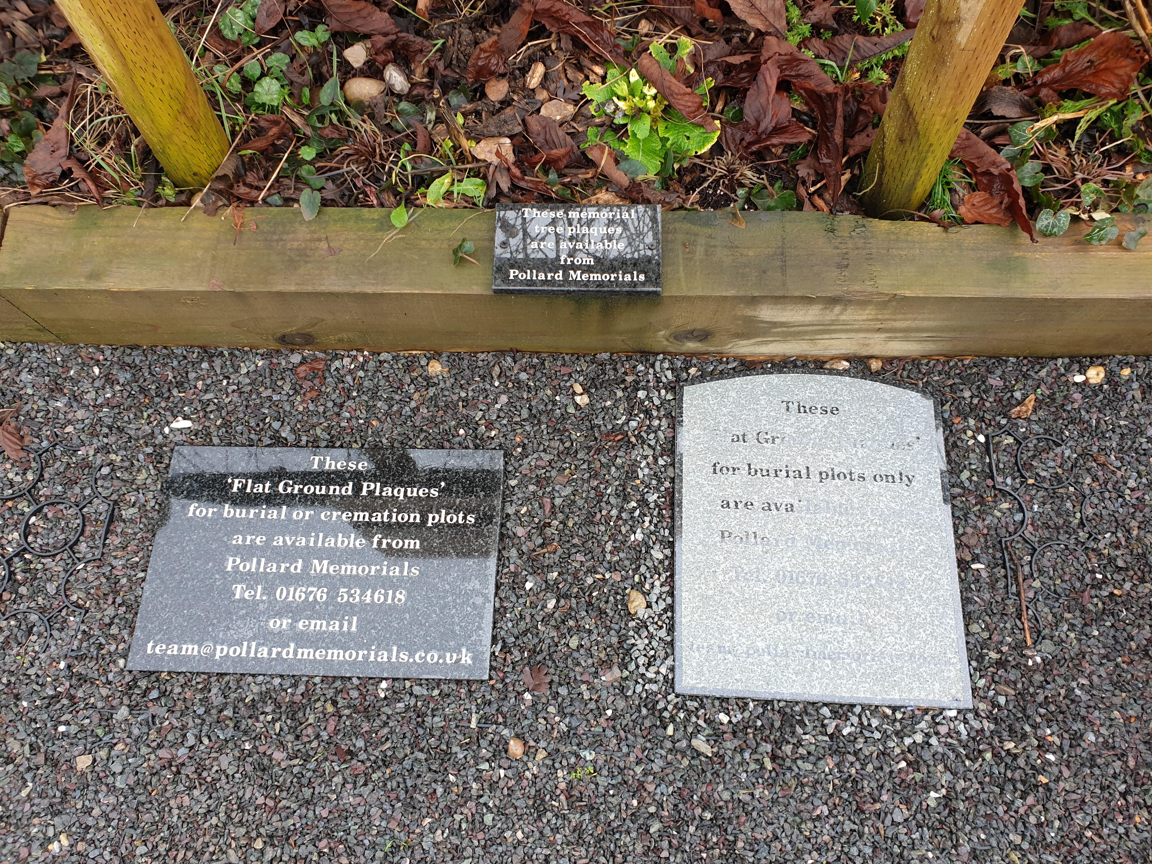 Temple Fields - Granite Plaques